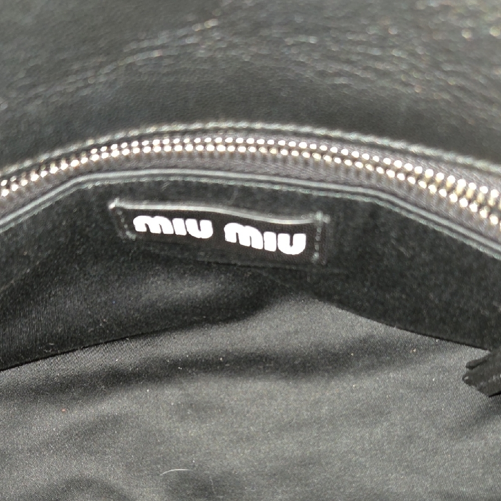 Miu Miu Intreccio Nero Black - Picture 8 of 16